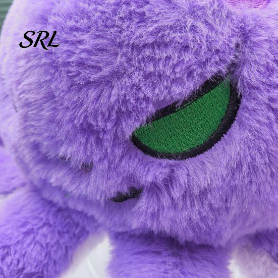 Dark Octopus Doll Devil Plush Toy, Soft Stuffed Decor, Children Eight Tentacle Sea Animal Pillow, Gift for Halloween Christmas Birthday Plushie