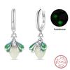 100% 925 Silver Chameleon Dragonfly Butterfly Earrings Golden Koi Ladybug Earrings For Women Fashion S925 Party Jewelry