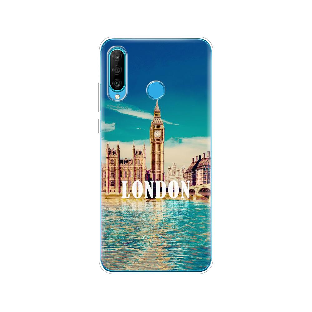 Чехол для HONOR 20 lite view 30 v 30 pro plus Чехол для huawei honor 20S 9A 9C 9S 9X Premium 7s 8a Чехол London big ben Bus