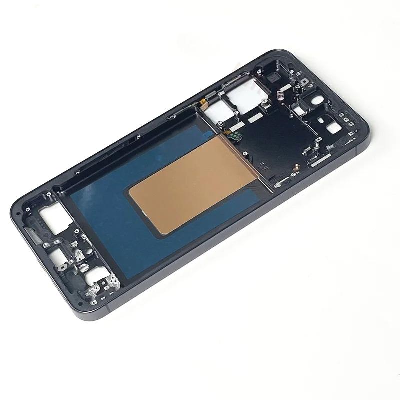 Middle Frame Bezel For Samsung Galaxy S24+ S24 Plus LCD Display Refurbish Replacement Parts