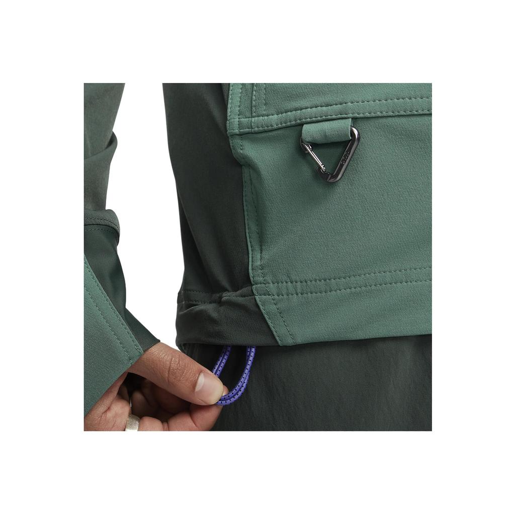 Nike ACG Sun Farer Solid Color Stand Collar Zip Hooded Jacket Men Jackets Vintage-Green DH3104-361