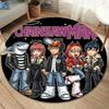 Chainsaw Man Round Area Rug Carpet Rug For Living Room Bedroom Sofa Playroom Decor Nonslip Floor Mat