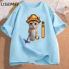 Stardew Valley El Gato T Shirt Unisexs Clothes Streetwear High Quality Cotton Short Sleeve Game Graphic T Shirts Streetwear Tees