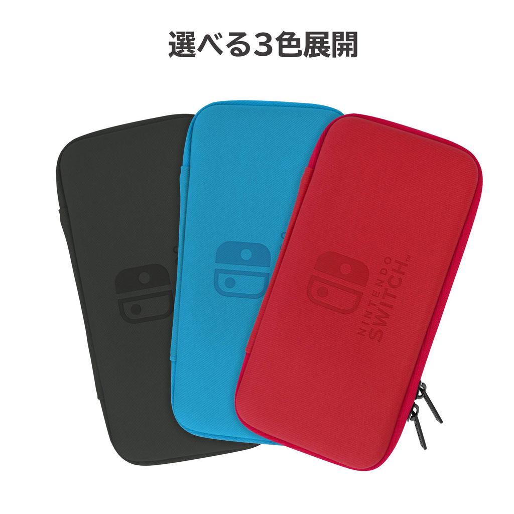 [Nintendo Licensed Product] Slim Hard Pouch for Nintendo Switch Lite Red [Compatible with Nintendo Switch Lite]