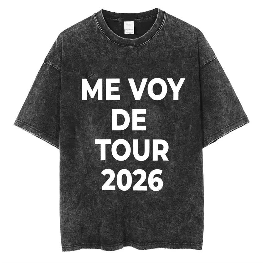 Hot Sale Rosalia Lux New Album Poster Print T-Shirt Men Women Vintage Washed Cotton Loose Casual Oversized Streetwear Harajuku Fashion Summer New Tee