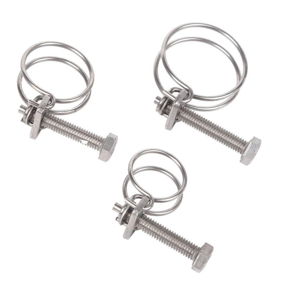 1 шт., двойной проволочный хомут, набор в ассортименте, обруч, зажим для трубы, топливная трубка, водопровод, вентиляционная труба