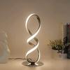 Minimalist LED Table Lamps Minimalist Lines Black White Lights For Study Makeup Desk Bedside Living Room Bar Decorative Fixtures