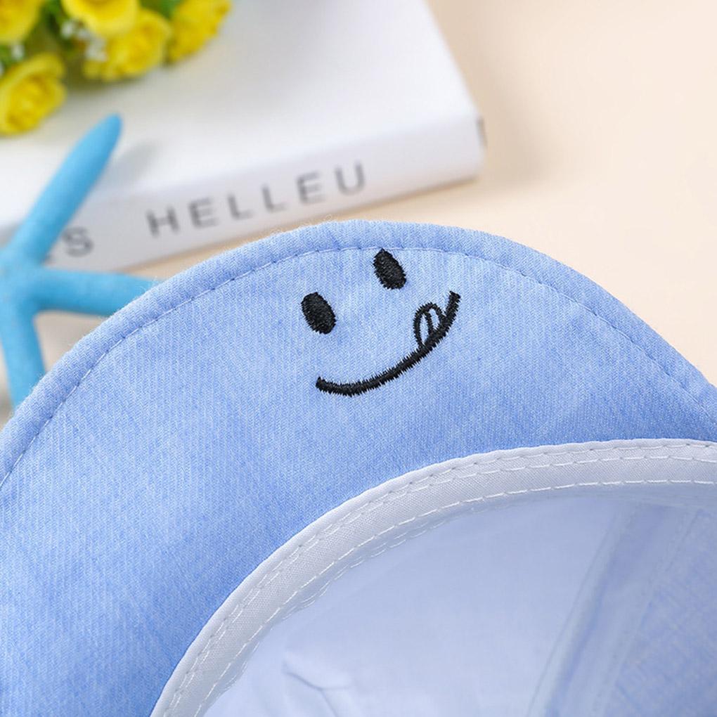 Детская солнцезащитная кепка Детская очаровательная шляпа от солнца в горошек Шляпа из хлопка для малышей для фотосессии со ушками