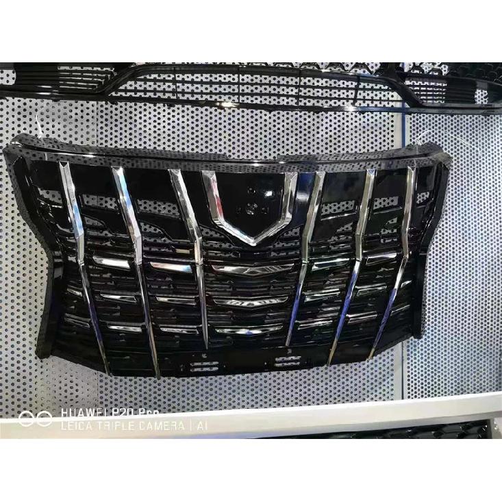 Abs Modify Front Racing Grills Fit For Mitubishi Pajero Sports Car 2020 Front Mesh Mask Cover Abs Grille Grill