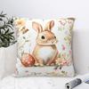 Пасха Весна Цветок Наволочка Полиэстер Подушки для Дивана Яйца Кролик Смешные Наволочки