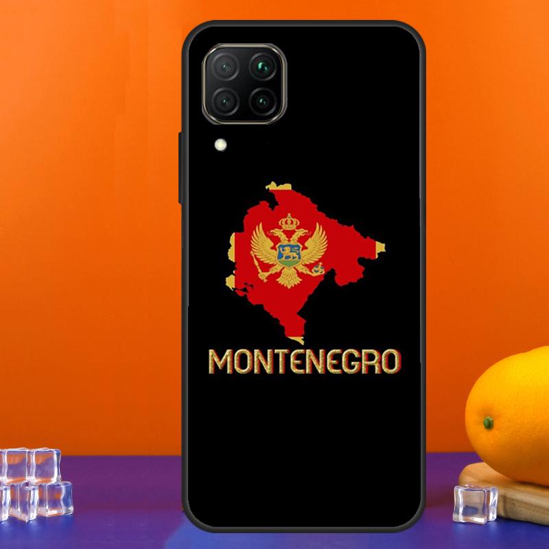 Montenegro Flag For Huawei Nova 12s 12i 11i 5T 9 10 SE Y91 Y90 Y60 Y70 Y72 Y61 P60 Pro P20 P40 P30 Lite Case