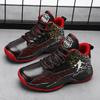 Youth style shoes Kids High-Top Basketball Shoes Boys Girls Non-Slip Wear-Resistant Sports Sneakers Indoor Court Use