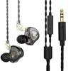 QKZ AK6 MAX Наушники с подвижными наушниками HIFI Качество звука Проводные наушники с тяжелой проводкой
