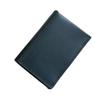 Miniature Business Card Holder Made of Cowhide Leather Simple Compact Large Capacity Business Card Case Unisex Navy