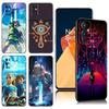 The Legend of Zeldas Black Silicone Phone Case For OnePlus 9 10 11 12 ACE 2V Pro 9RT 10T 10R Nord CE 2 3 Lite N10 N20 N30 5G
