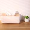 Коробка для салфеток с деревянной крышкой, держатель для салфеток из цельного дерева, простой стильный диспенсер для салфеток, домашний органайзер для автомобиля