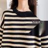 Mokana Striped Alpaca Blend Knit Sweater
