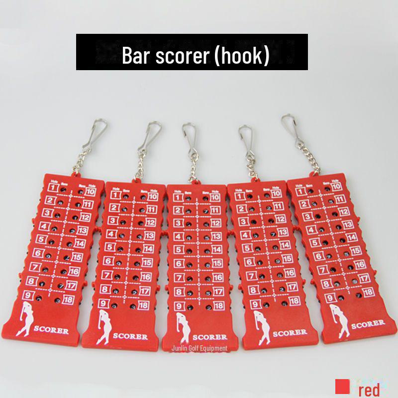 Счетчик очков в гольфе: Портативное табло с 18 лунками, удобный для переноски аксессуар для болельщиков