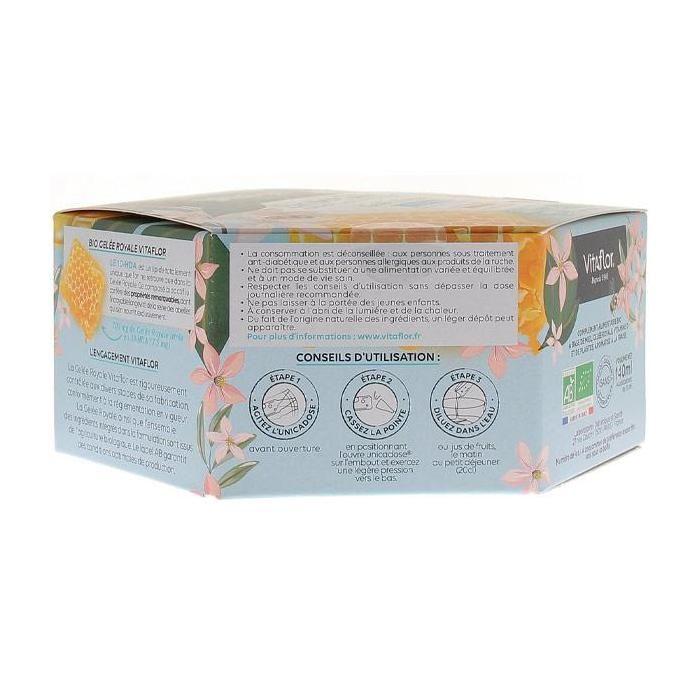 Vitaflor Gelée Royale Bio Junior+ 700 mg - Bte de 14 Unicadoses®