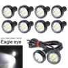 2 / 10 Pcs 23mm White Eagle Eye Light High Power 4014 12SMD 12V Car Fog DRL Bulb Reverse Backup Parking Signal Lamp