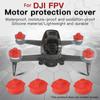 4 шт./компл. крышка двигателя для дрона DJI FPV защитная пылезащитная крышка протектор для аксессуаров дрона DJI FPV