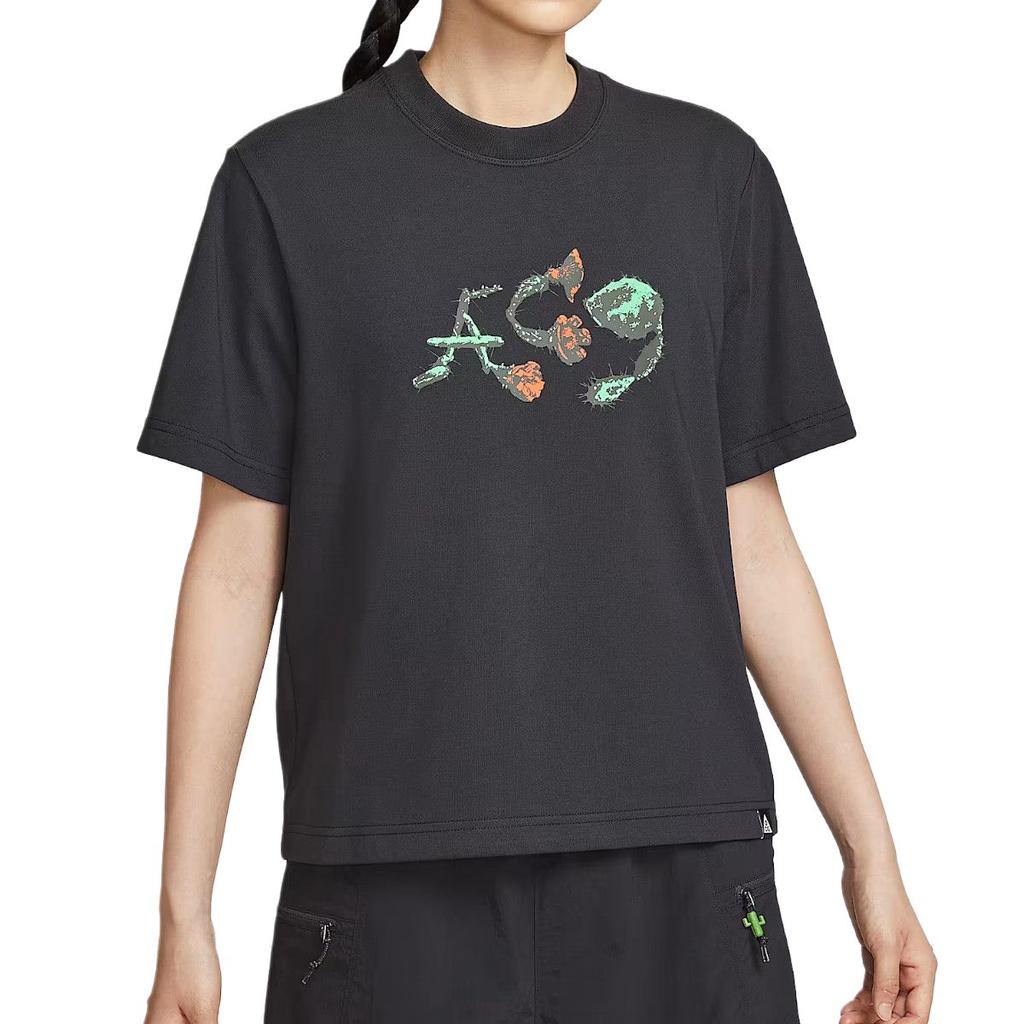 Nike ACG Fashion Удобная Мягкая Дышащая Футболка с Коротким Рукавом Стандартного Кроя Женские Топы IB7340-010
