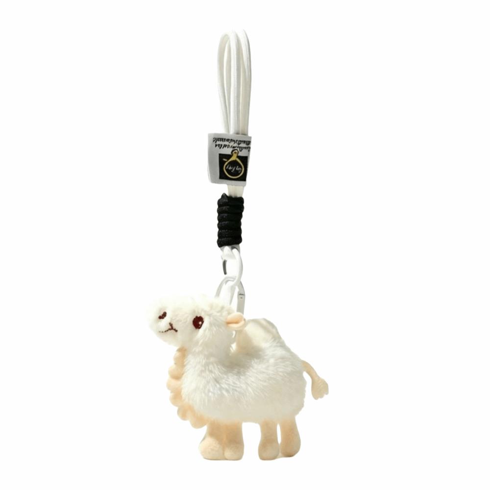 Detachable Metal Buckle Camel Plush Keychain Decorative Plush Toy Keychain Bag Pendant