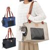 Pet Supplies Backpack Breathable Simple Dog Cat Handbag Out of The Side Window Design Single Shoulder Backpack