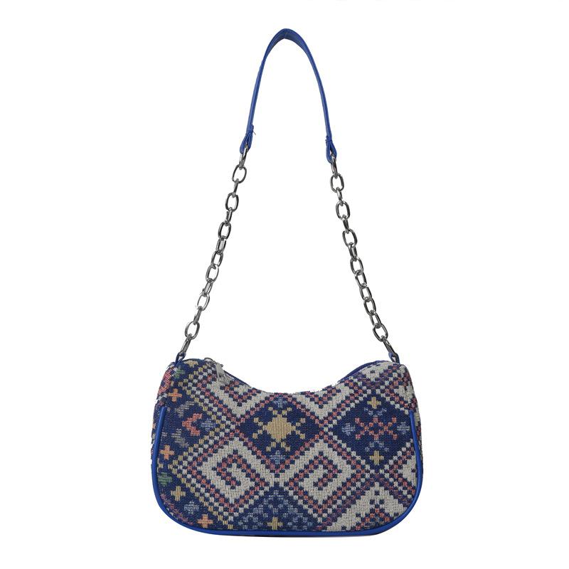 Зимние сумки на плечо подмышками, модные маленькие квадратные сумки, женские сумки-шопперы, холщовые сумки через плечо в этническом стиле для девочек