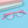 Online Classes Eye Protection Ultra Light Frame Kids Glasses Comfortable Eyeglasses Anti-blue Light