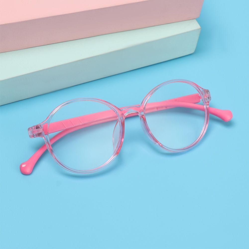 Online Classes Eye Protection Ultra Light Frame Kids Glasses Comfortable Eyeglasses Anti-blue Light