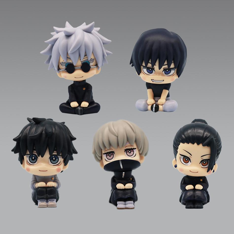 10Cm Jujutsu Kaisen Mini Figures Satoru Gojo Figure Action Geto Suguru Figurine Q Version Anime Model Pvc Collection Toys Statue