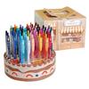 Zebra Gel Ballpoint Sarasa Clip Gel 48 Pen Holder Set Pens, Ink, 0.5mm, Colors, Cake-Shaped (JJ15-48-CAKE)