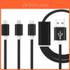 3-в-1 Зарядное устройство USB-кабель Micro Type-C Кабель для синхронизации данных Для iPhone 5 6 Android 7plus