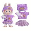 For Labubu Doll Clothing Cute Sweater Set 17cm Clothing Shoes Doll DIY Accessories Training Sitting Party Games Toys Gifts