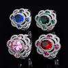 Jewelry, Simulation Ruby Ring Female Simulation Tourmaline Emerald Ring