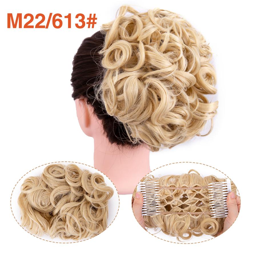 Грязная расческа на заколке для волос в виде пучка, 1 шт., взлохмаченная прическа, наращивание волос, пучок, вьющиеся шиньоны, резинки для волос для женщин и девочек