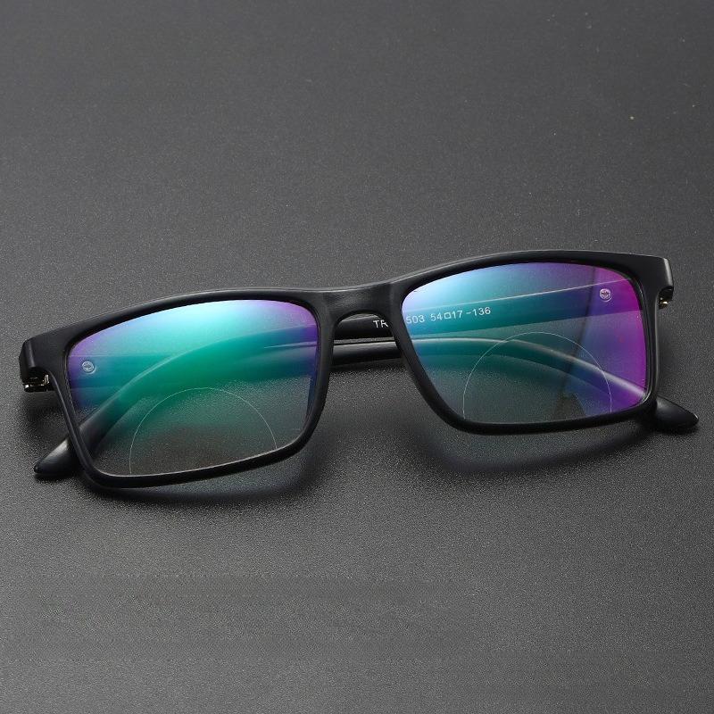 Прогрессивные бифокальные очки для чтения Анти-синий свет Пресбиопия Очки Ближнее зрение Дальнее зрение Очки Гиперметропия Очки