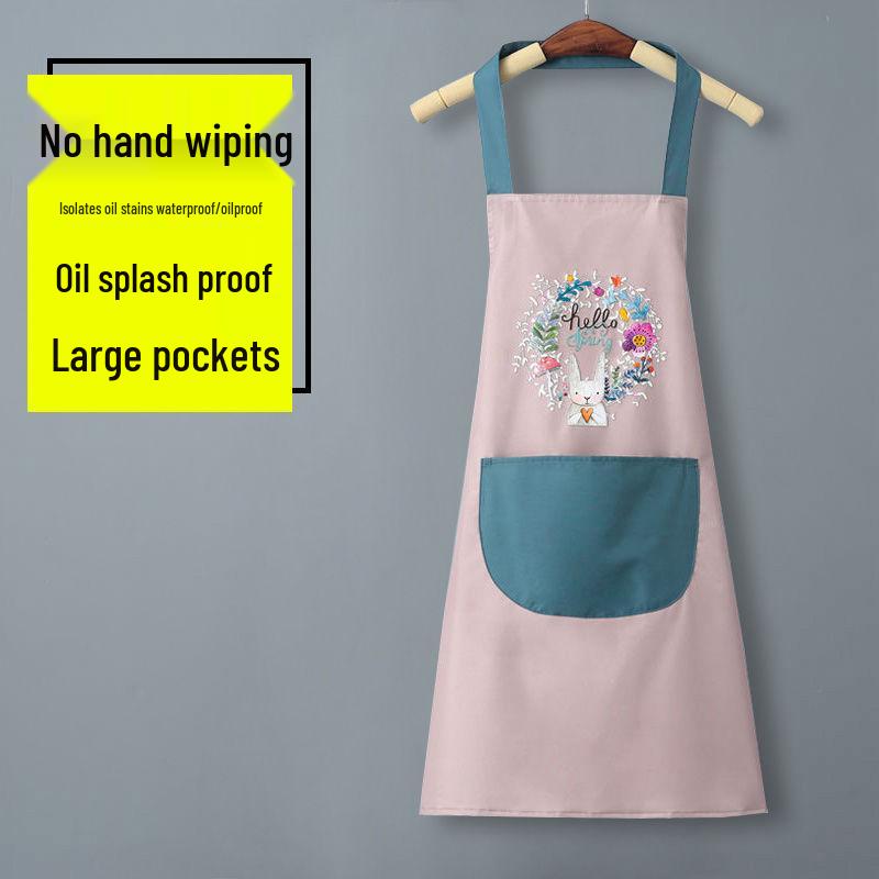 Women's Waterproof Stain-Resistant Fashion Apron for Home and Kitchen Cooking