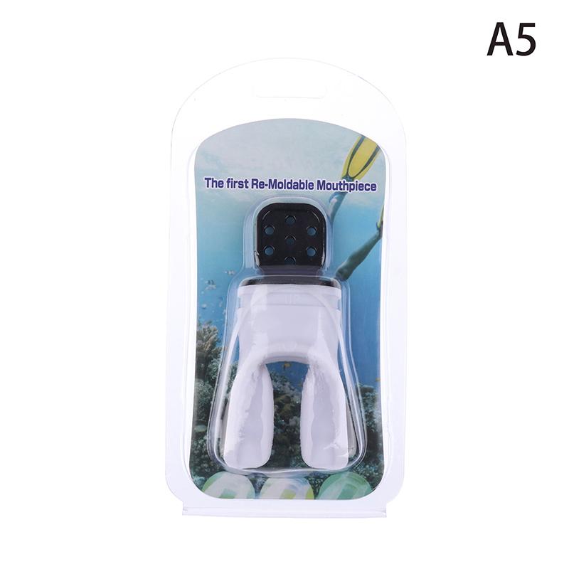 Silicone Snorkel Diving Mouthpiece Scuba Moldable Bite Mouthpiece Regulator Plastic Snorkel Mouthpiece