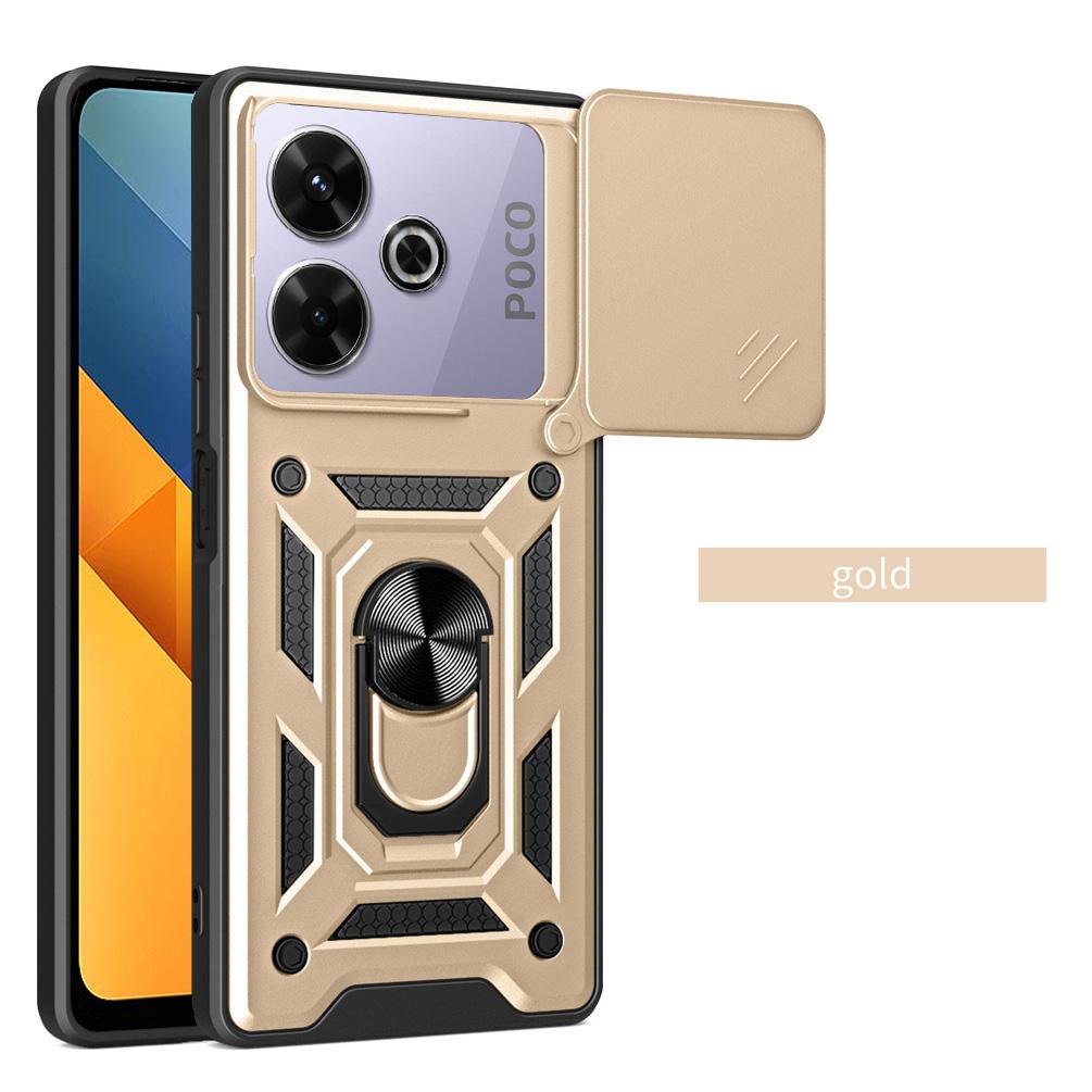 Защитный чехол для камеры POCO M6 4G POCO F6 Pro POCO F6 Armor Hybrid Ring Back Cover