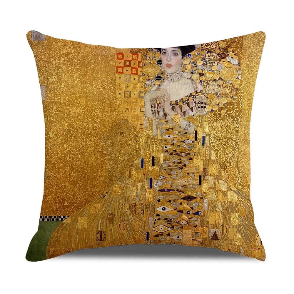 Vintage Art Cushion Cover Van Gogh Oil Painting Pillowcase Living Room Sofa Decoration Pillowcase