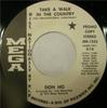 7inch Record DON HO - Take A Walk In The Country / Today MR1225PROMO Mega 1975 Canada Pop Used