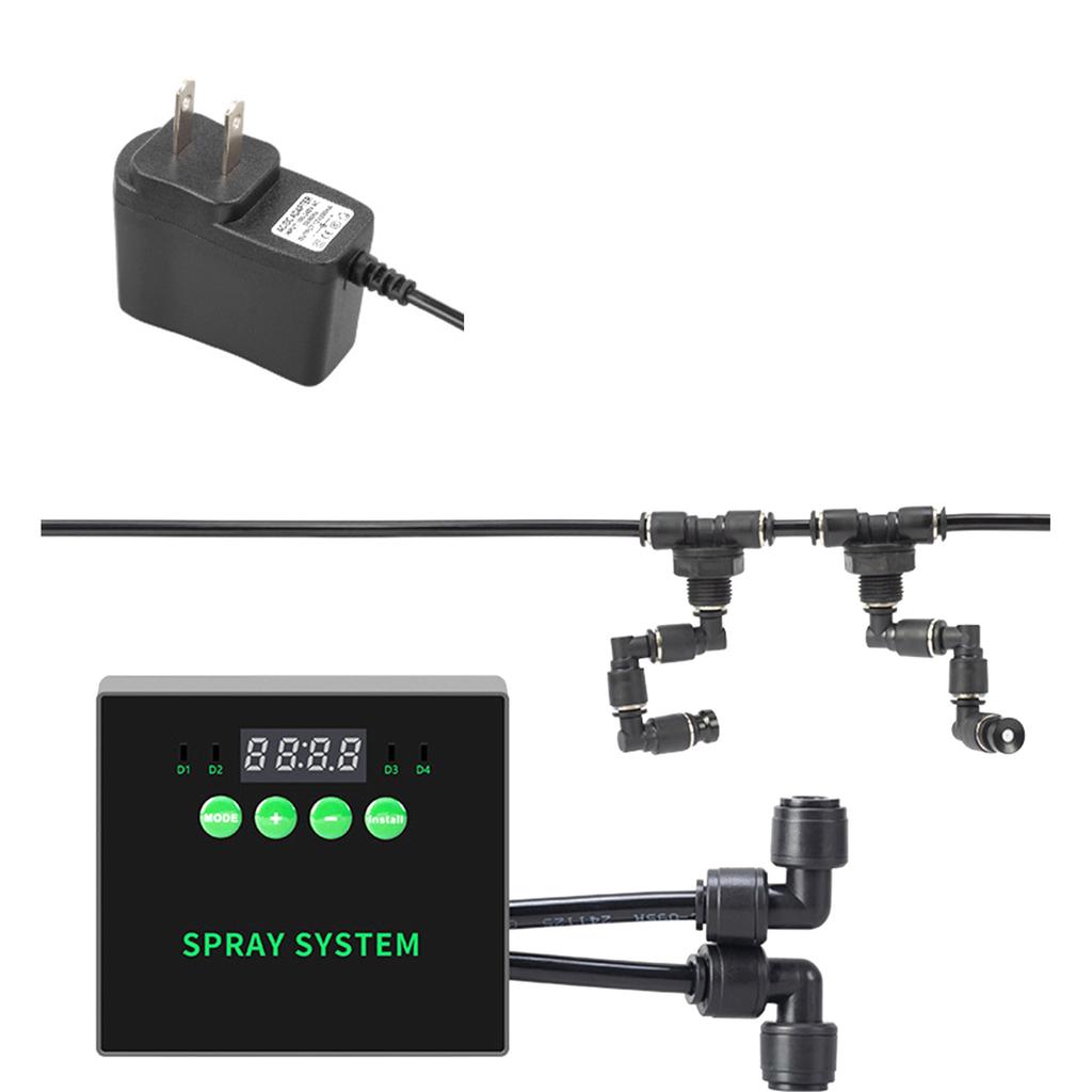 Reptiles Intelligent Sprays System Fogger Terrariums Humidifier Electronic Timer for Large Capacity Water Tanks