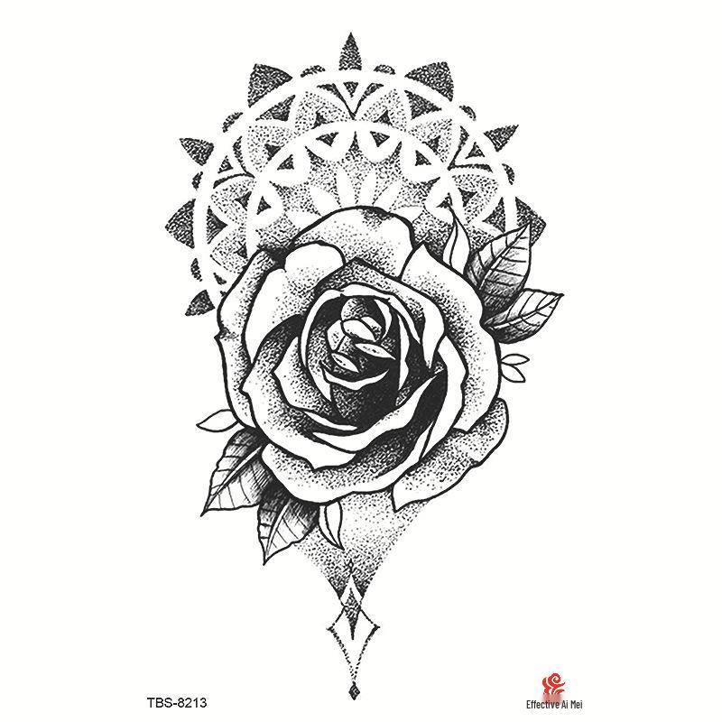 Водонепроницаемый набор тату-наклеек на всю руку с тотемными символами