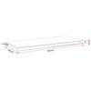 2 piece Bench Cushions SOEST 2 pcs. 100percent  Polyester Leaf Design