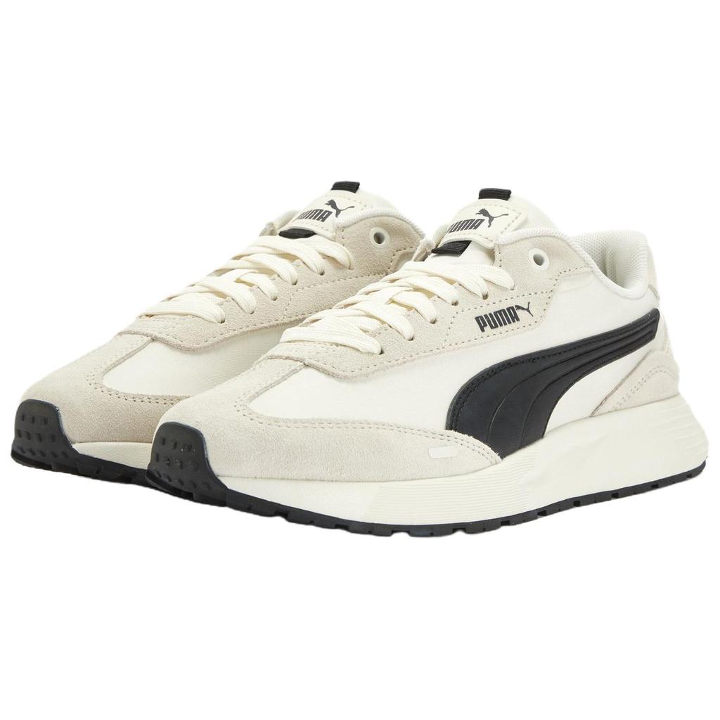 Puma Runtamed Wind Comfortable Soft Durable Low-Top Lifestyle Casual Shoes Unisex Sneaker Off-White 404412-01