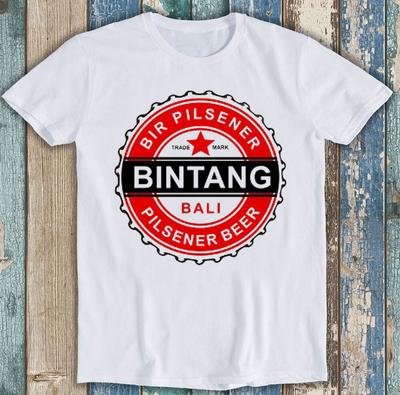 Пиво Bintang Pilsener Бали Мем Смешной Подарок Футболка 692