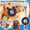 Pet Dog Self-Heightening Teething Fun Toys Big Tires Wearable