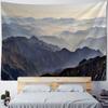 Outdoor Scenery Mountains and Rivers Tapestry Office Living Room Tapestry Home Wall Decoration Tapestry
